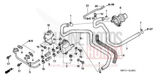 VALVOLA DI ASPIRAZIONE ARIA FMX6505 di 2005